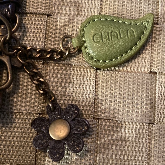 CHALA Crossbody SLOTH Women's Teal Cell Purse Leather Mini bag Adjustable Strap - Picture 6 of 7